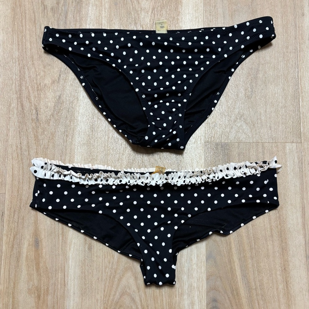 Vintage Victoria’s Secret Polkadot Bathing Suit Bikini Bottoms Bundle
